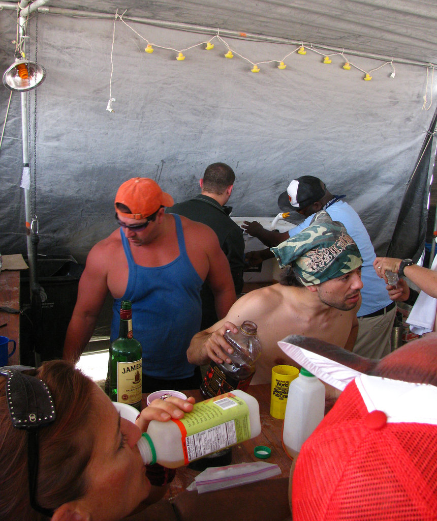 World Naked Bike Ride at Burning Man (1168)