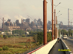 Steel works in Mariupol/Ukraine