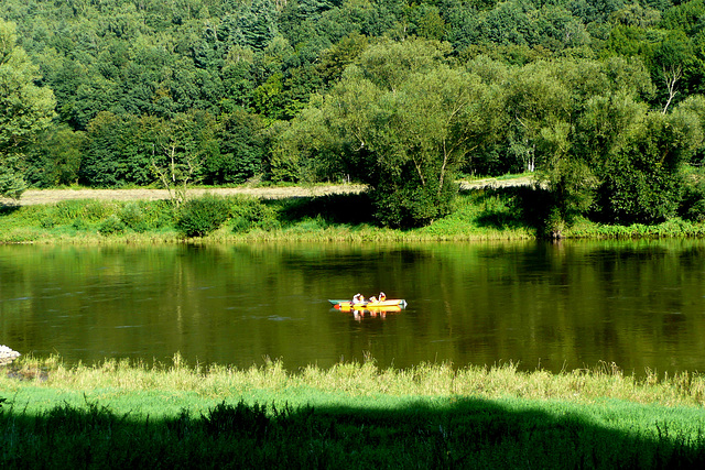 Auf der Elbe