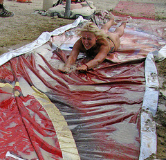 World Naked Bike Ride at Burning Man (1204)