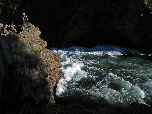 Upper Falls On The Yellowstone River (4190)