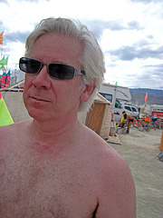 World Naked Bike Ride at Burning Man - Stephen (0323)