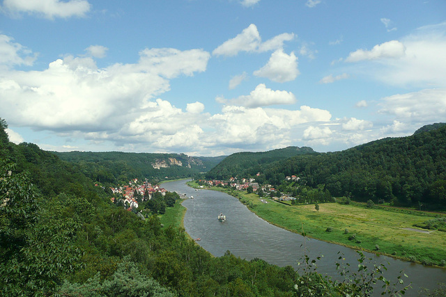 Die Wilkeaussicht oberhalb von Wehlen