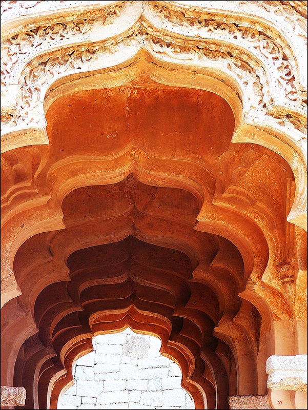 Through the arches