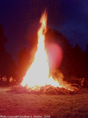 Bonfire, Picture 2, Lanskroun, Bohemia (CZ), 2009