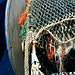 Schleppnetz  eines bretonischen Fischerbootes