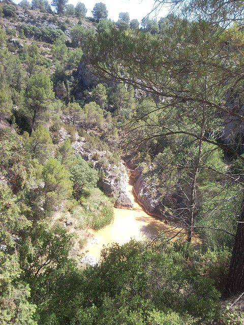 Barranco en Tuéjar (Valencia).