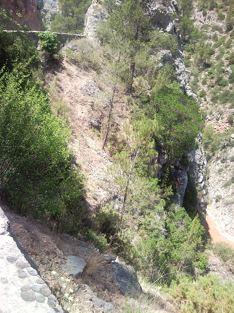 Barranco en Tuéjar (Valencia).