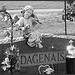 Cimetière St-Charles / St-Charles cemetery -  Dover , New Hampshire ( NH) . USA.   24 mai 2009 - Dagenais.  N & B et cadre noir