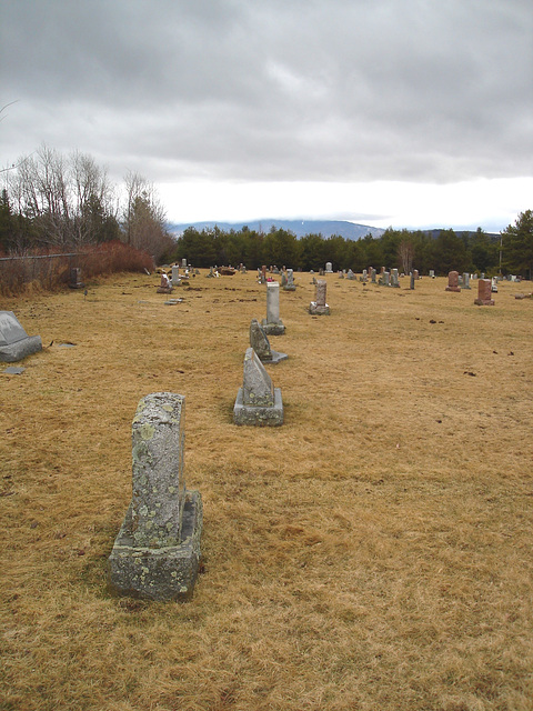 Cimetière Mountain view près du lac Saranac  / Mountain view cemetery