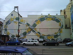 Moebius Mural on Narodni Trida, Prague, CZ, 2009