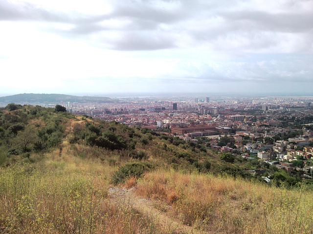 Panorámica de Barcelona.