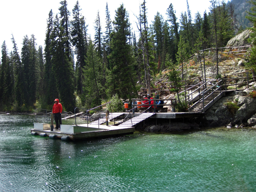 Jenny Lake Dock For Hidden Falls Trail (0573)