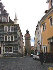 2004-06-20 100 Görlitz - Altstadt, Richtung Nikolaiturm