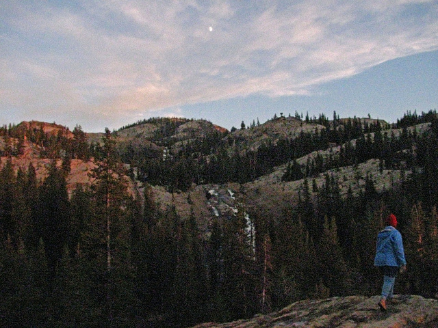 Tuolumne Falls at Sunset (0696)