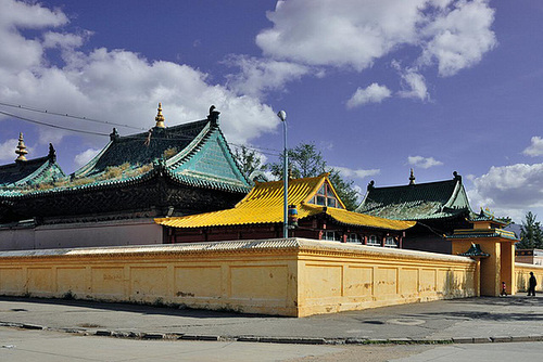 Golden Chituokhan Buddhist Temple at Gandan Monastery