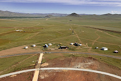 Panorama view from the platform