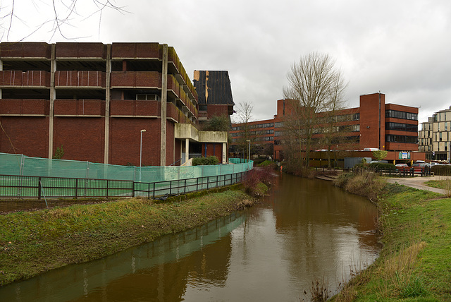 Stafford car park demolition