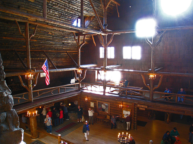 Old Faithful Inn Lobby (3969)