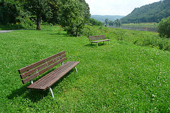 Bank an der Elbe