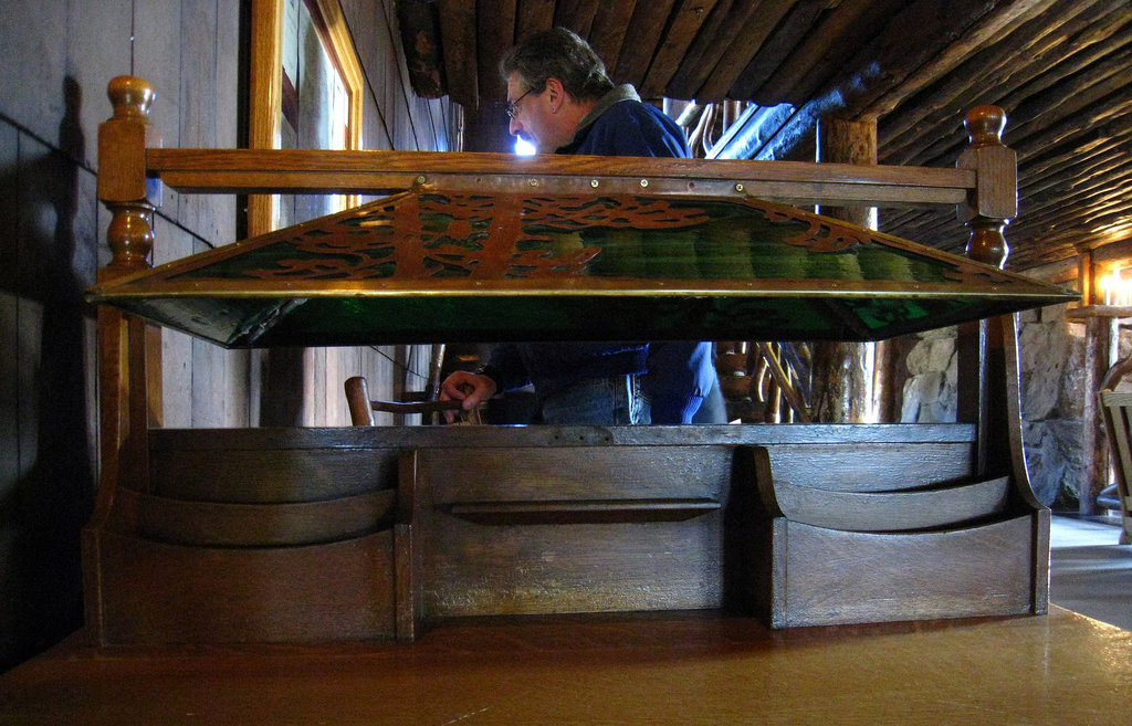 Old Faithful Inn Lobby Desk (59)