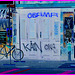 OBAMA graffitis -Une couleur politique de Copenhague / Illusion politique