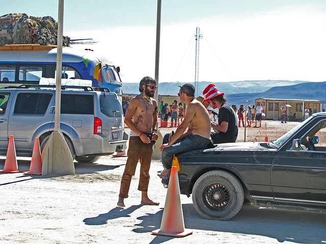 Waiting To Enter Black Rock City (0900)