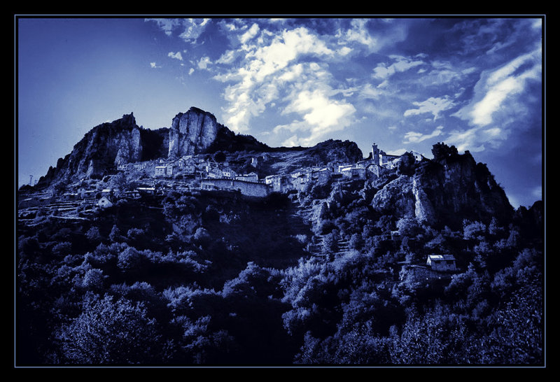 blue secrets in the mountain village
