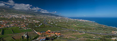 Vue panoramique sur Puerto de la Cruz depuis Humboldt