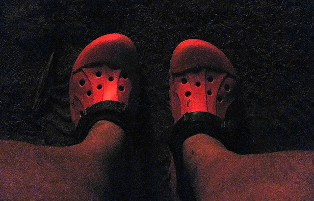 Tuolumne Meadows Lodge Campfire - Red Crocs (0575)