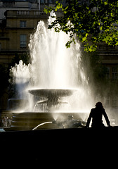 Trafalgar Square Silhouette