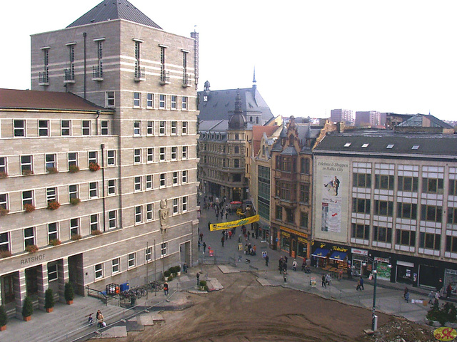 2004-11-08 08 Halle, Marktplatz