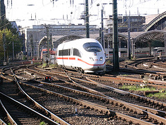 Einfahrt Kölner Hbf