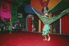 Peacock dress in Cambodian classical dance