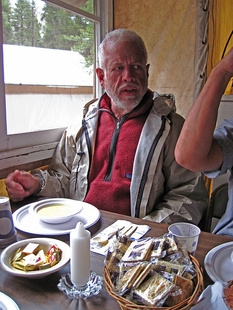 Glen Aulin Camp - Darrel at Dinner (0170)