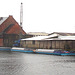 Bateaux-mouches bleus jumeaux.  /  Twin blue river boats - Copenhagen /  Copenhague. 26-10-2008