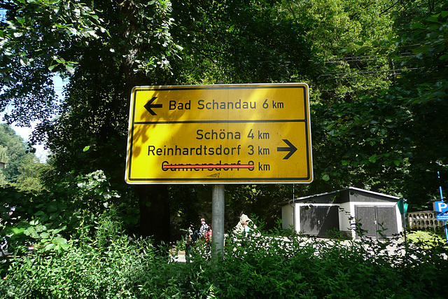 Ein schöner Sommertag - belega somero tago en Krippen / Bad Schandau