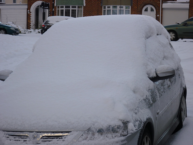 Snowed-In Car