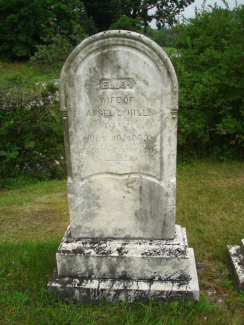 Lake Bomoseen private cemetery. Sur la 4 au tournant de la 30. Vermont, USA - États-Unis.