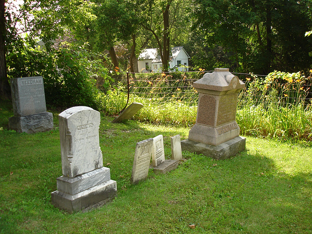 Whiting church cemetery. 30 nord entre 4 et 125. New Hampshire, USA. 26-07-2009