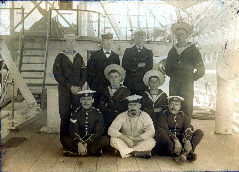 Onboard HMS Hermes c1910