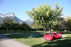 Camping near Lac d'Annecy