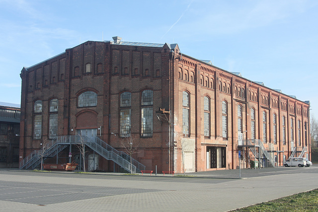 das Kraftwerksgebäude der Ilseder Hütte