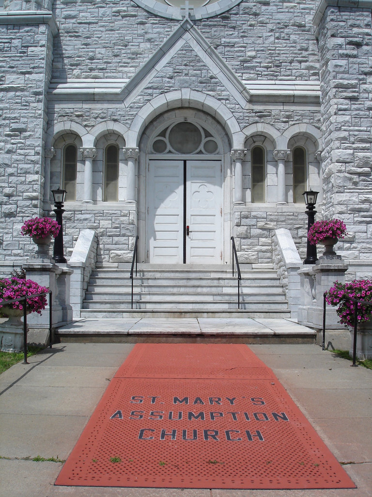 St-Mary's Assumption church / Middleburg. Vermont -  USA  /  25 juillet 2009