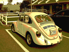 Volkswagen for sale  /  VW à vendre - Portland, Maine USA - 11-10-2009- Sepia postérisé