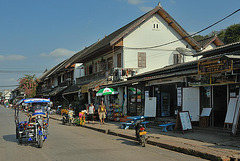 Walking street in Luang Prabang