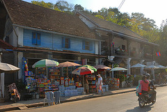 Shop by shop along the cities mainroad