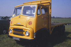 628 NHX Austin FE5B Flat-bed Lorry (P J Galvin)