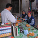 Laotian breakfast tea and khanom khu