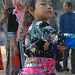 Hmong girl in her action